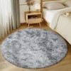 Sour Lemon Living Room Rugs, 80 x 80 cm, Grey