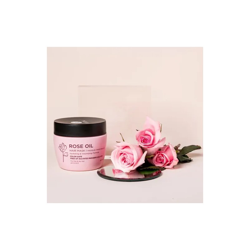 Luseta Mascarilla Capilar Hidratante Aceite De Rosas 500 Ml