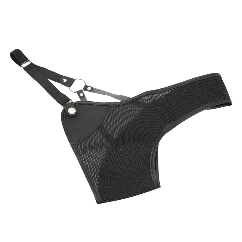 Archery Chest Guard Black PET And Cowhide Hunting Chest Protector
