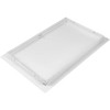 HVAC OV 10 x 16 Inch White Square Metal Plumbing
