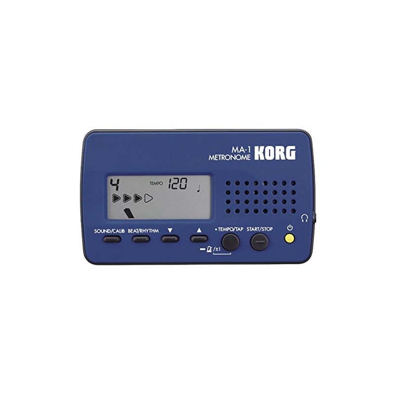Korg MA-2 Digital Metronome with LCD Display, Blue / Black