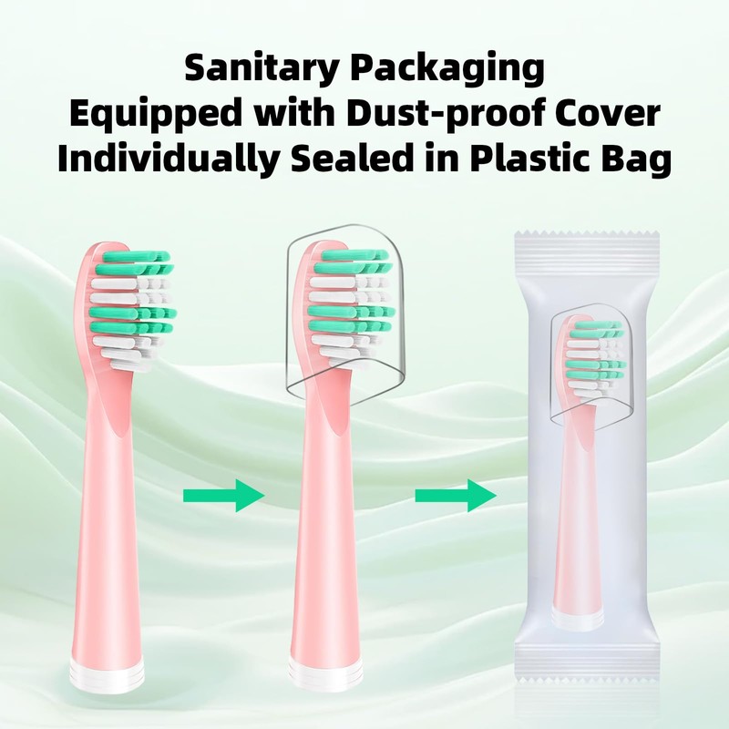 Compatible with Rtauys Electric Toothbrush Replacement Brush Heads,for Rtauys Electric