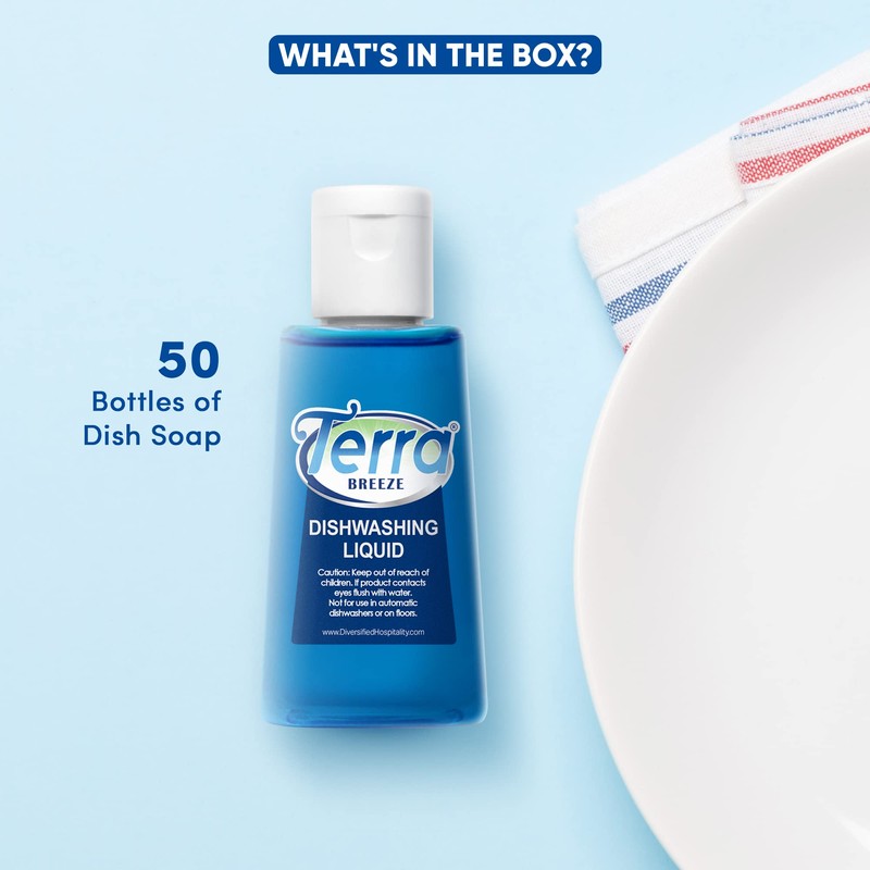 Terra Breeze Tiny Dish Soap Detergent | For Use in