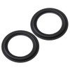 2PCS 6.5 Inch Black Speaker Surround Kits Perforated Surround Speaker
