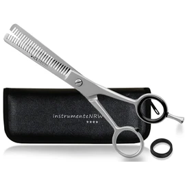 Premium thinning scissors, modelling scissors, hairdressing scissors, hair scissors, thinning teeth with practical storage case. HS-BAT