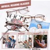 OPTOFENDY Bifocal Reading Glasses for Women, TR90 Round Clear Top