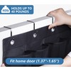 MISSLO 28 Large Pockets Hanging Shoe Organizer Over The Door