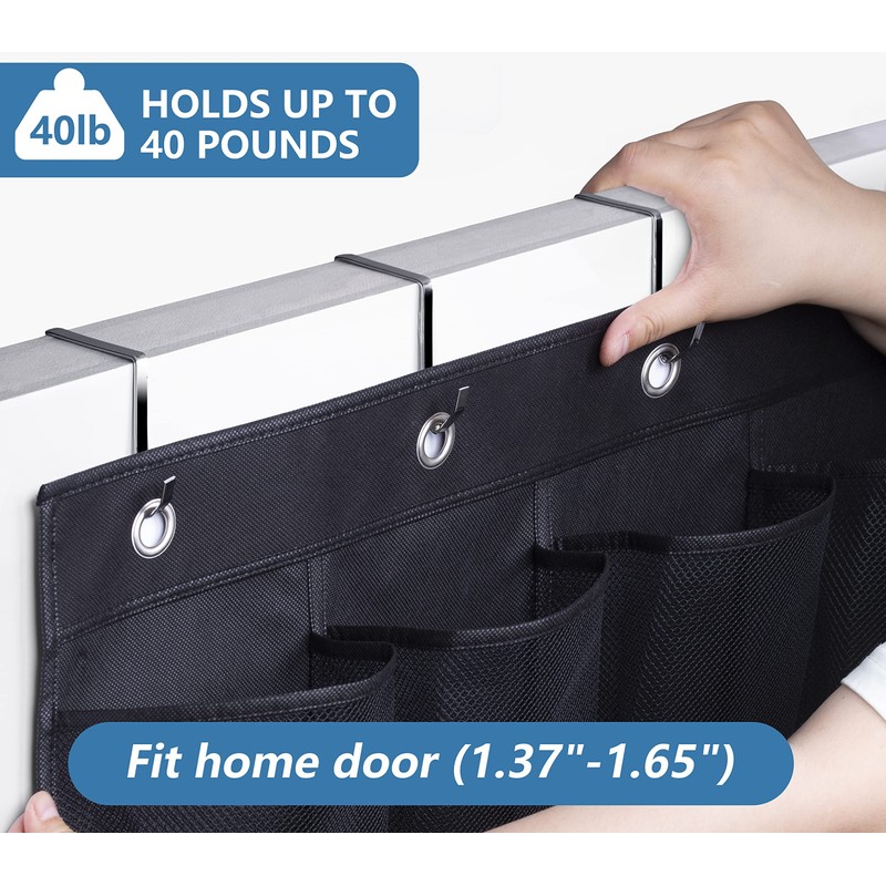 MISSLO 28 Large Pockets Hanging Shoe Organizer Over The Door
