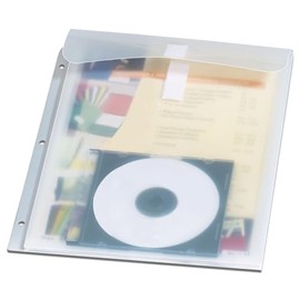 Oxford Binder Pocket Stash-It, Letter Size, Clear, Single Pack
