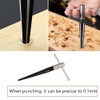 T Handle Tapered Reamer Set, 1/8"-1/2" & 3/16"-5/8" Straight Flute