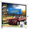 LopBast Screen 100" Motorized Projector Screen - Indoor and Outdoor