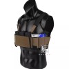 KRYDEX Concealed Carry Low-Vis Ready Chest Rig Elastic Cummerbund Coyote