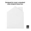 Umbra Casa Tissue Box Cover, White