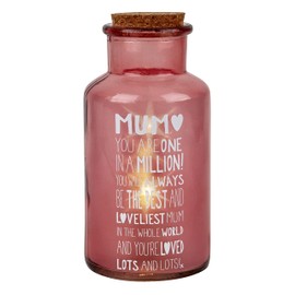Message of Love Light Up Jar New Mum | Birthday Unisex | Home Décor | 2 x AA
