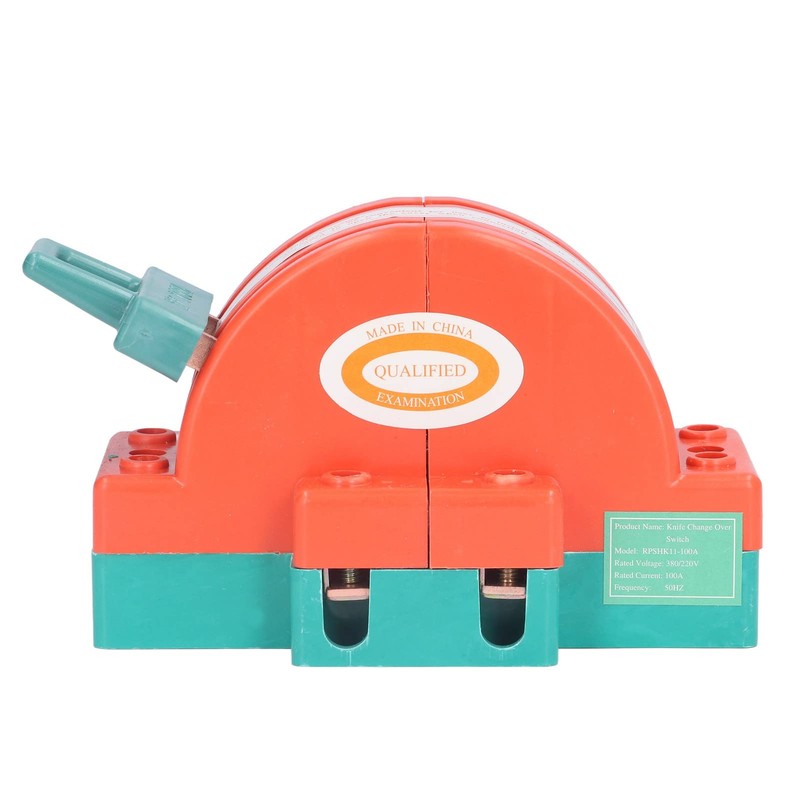 100A 2 Pole Double Throw Knife Switch Electrical Disconnect Knife