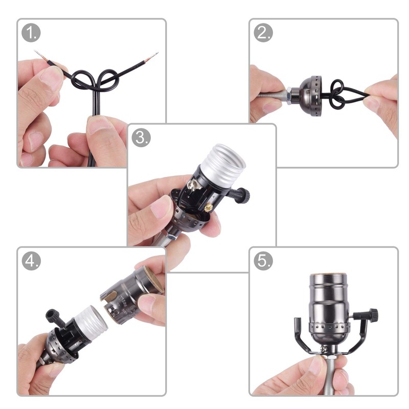 Canomo Black Make a Amp Kit Complete Lamp Kit with