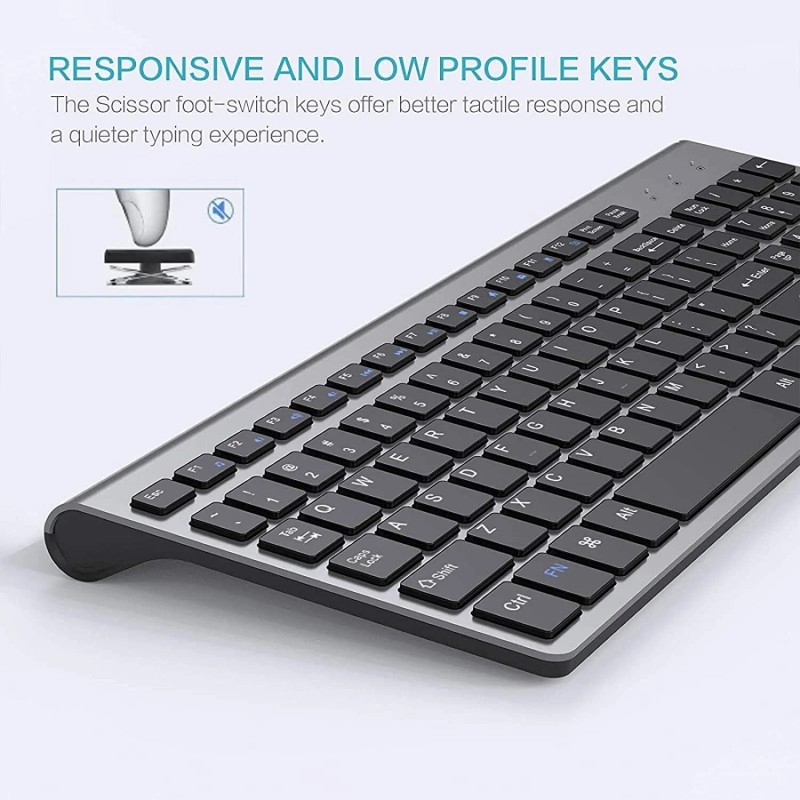 JOYACCESS Wireless Keyboard Mouse Combo, J JOYACCESS Cordless Keyboard and