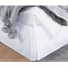 Bed Skirt Full Bed Skirt 18 Inch Drop, Tailored/Pleated Bedskirt,