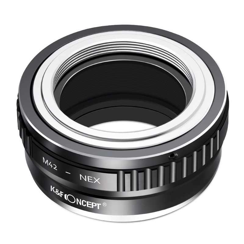 K&F Concept M42 to Sony E Adapter, Copper Manual Lens