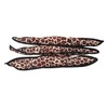 LALAFINA 18pcs Leopard Print Hair Curlers Rollers for Large Wavy