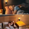 Meonum Flameless Candle Night Light, Dimmable Nightlight Plug in Wall,