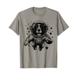 Dog Dad Mom Space - Astronaut Springer Spaniel T-Shirt