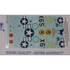 Microscale Decal 1:48 Scale #MS48-1104 / P-47D Razorback/ Bubbletop Thnderbolts: