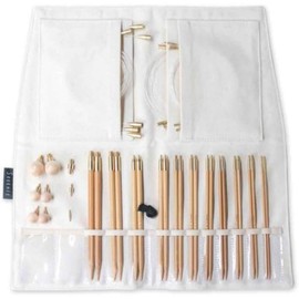 Seeknit Interchangeable Circular Needle Premium Set, Beige, One Size