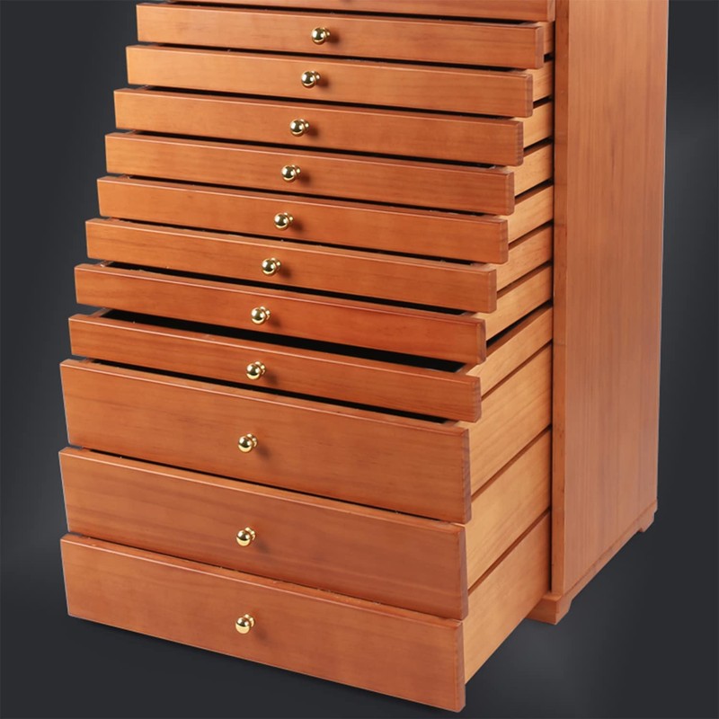 Yinpecly 20pcs Mini Round Knobs 0.28"x0.35" Small Drawer Pulls Handles