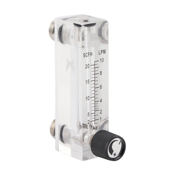 Acrylic Flowmeter, LZM6T Acrylic PMMA Gas Meter with Adjustable Plate