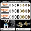 Preciva 3-Size Grommet Tool Kit of 1/2" 1/4" 3/8" -