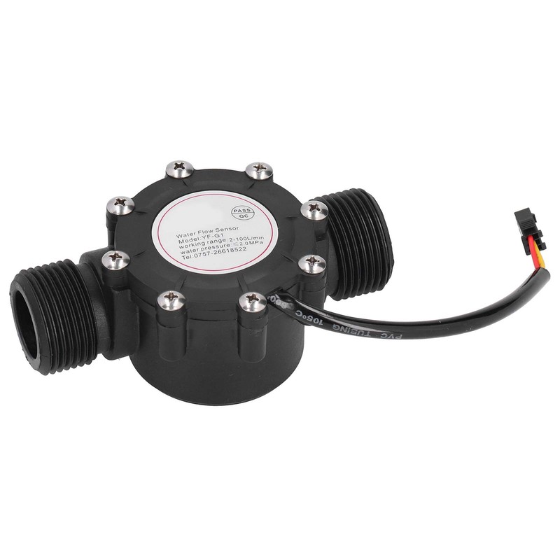 Nikou Flow Sensor, Highly Sensitive and Practical DC3-24V YF-G1 Plastic