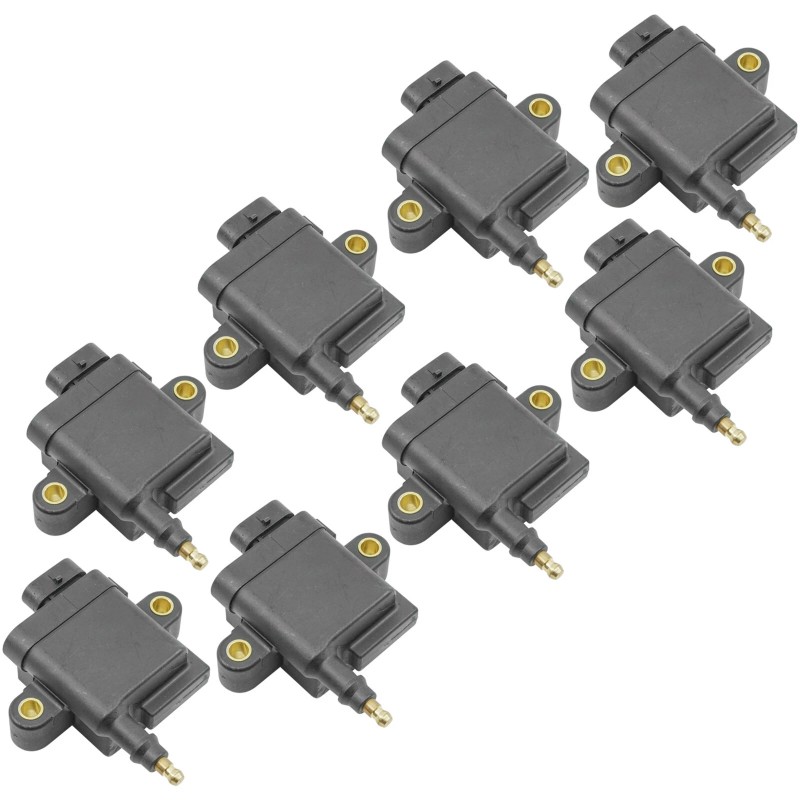 Caltric 8-Pack Ignition Coils for Mercury Sterndrive 1100 1350 Qc4V
