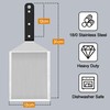 Herogo Burger Spatula, Stainless Steel Large Metal Spatula with Beveled