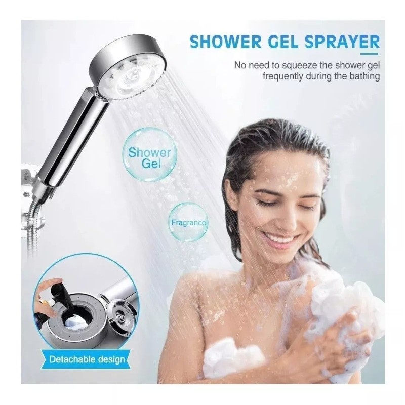 Misorel Regadera De Teléfono Para Baño Regulable De Alta Presión