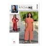 Know Me Misses' and Women's Jumpsuit Sewing Pattern Kit by