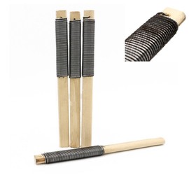 Toolso Wood Carving File 4pcs Round Rough Teeth Carpentry Woodworking Files Wood Rasp