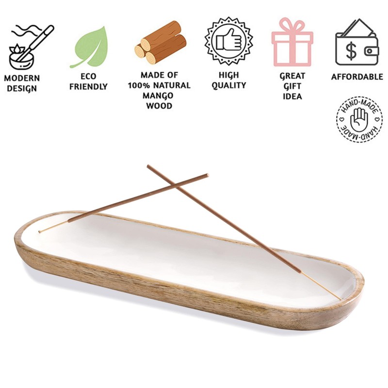 Folkulture Incense Holder or Incense Burner, Ash Catcher or Insense