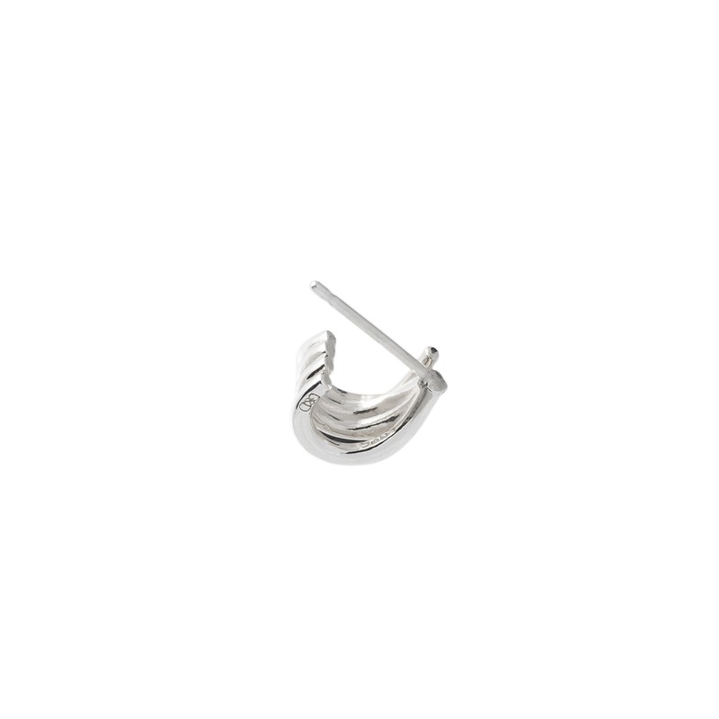 [D.Silver] Silver 925 Neon Cross Earrings Silver / [D.Silver] 실버925