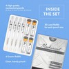 MozArt Mechanical Pencil Set with Case - 4 Sizes: 0.3,