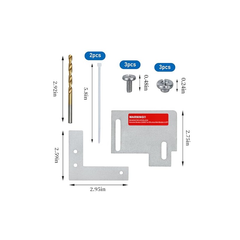 Generator Interlock Kit Interlock kit Compatible with Eaton Cutler Hammer