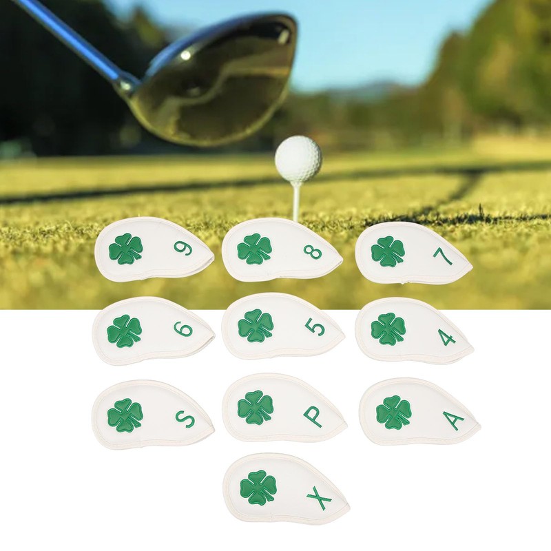 Golf Club Head Covers, 10 PCS Golf Iron Covers Four
