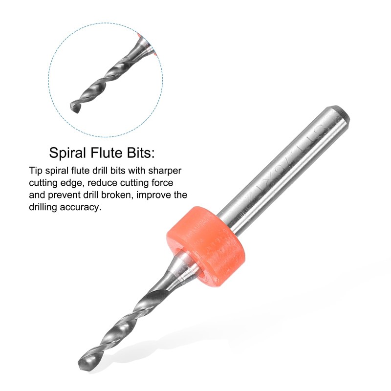 sourcing map PCB Drill Bits 1.75mm Tungsten Carbide Rotary Tool