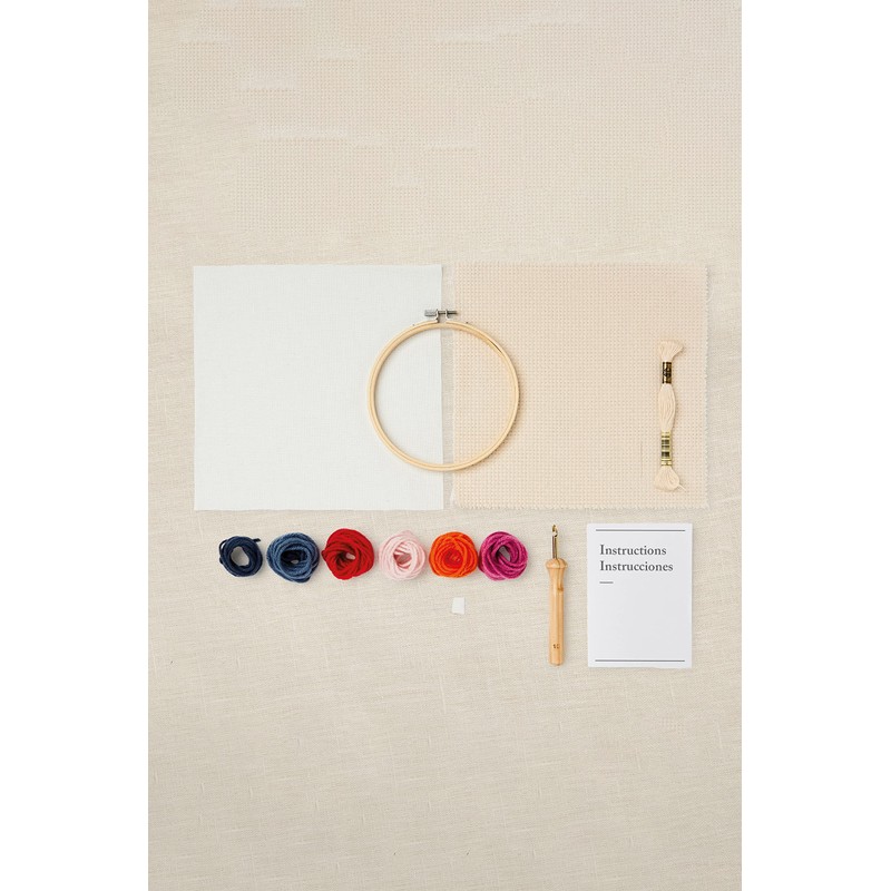 DMC - Punch Needle Kit - Delicate Flowers