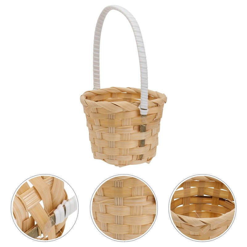Happyyami 10 x Small Wicker Basket