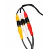 Harrista Gold-Plated RCA AV Coupler – 3 RCA Female to