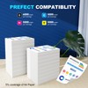 LC406XL Ink Cartridges High Yield Compatible for Brother Printer 4-Pack