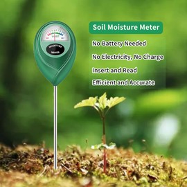 Censinda Soil Moisture Meter, 2 Pack Soil Moisture Monitor for House Plants, Soil Hygrometer Moisture Sensor for Indoor & Outdoor, Garden, Farm, Lawn Plant Care, No Battery Needed(Green + White)