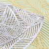 Hosoncovy 4 Pack Leaf Decorative Placemats PVC Placemats Hollow Dining