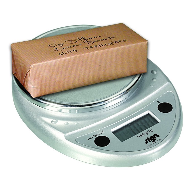 Sign 1kg Electronic Letter Scale - Grey/Silver